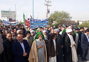 برگزاری راهپیمایی  22بهمن در اروندکنار، مینوشهر و چوئبده