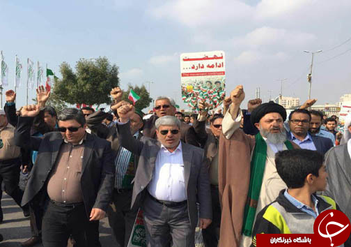 جلوه های حضور حماسی هرمزگانی ها در راهپیمایی 22 بهمن
