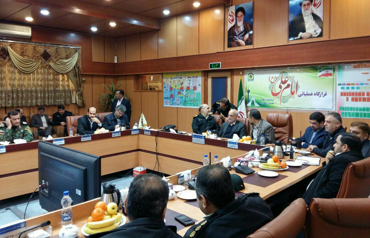 حضور استاندار تهران در مرکز فرماندهی و کنترل ترافیک پلیس راهور تهران بزرگ
