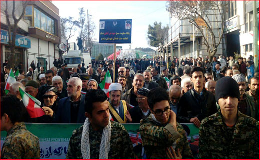 آغاز راهپیمایی 22 بهمن در کردستان +تصاویر