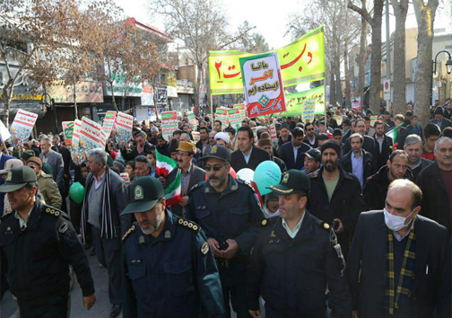 آغاز راهپیمایی 22 بهمن در خراسان شمالی +تصاویر