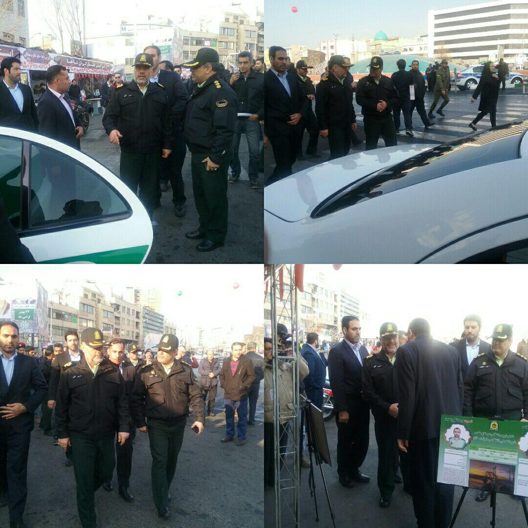 حضور سردار رحیمی در راهپیمایی 22 بهمن