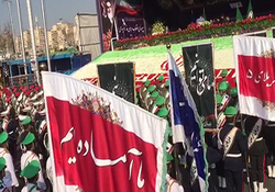 شعار مردم علیه اختلاس و فساد در راهپیمایی ۲۲ بهمن + فیلم
