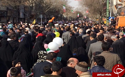 آغاز راهپیمایی ۲۲ بهمن