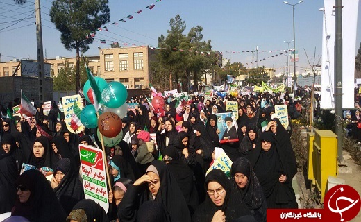 راهپیمایی 22 بهمن در سمنان آغاز شد + تصاویر