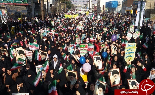 راهپیمایی 22 بهمن در سمنان آغاز شد + تصاویر