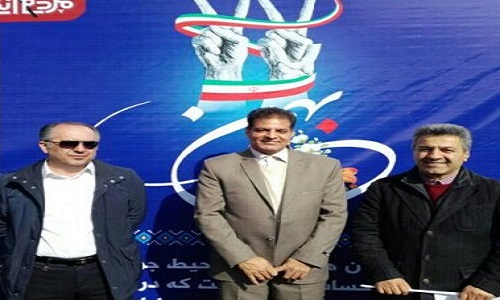 حضور پر رنگ قهرمانان و مسئولان ورزشی در راهپیمایی 22 بهمن ماه
