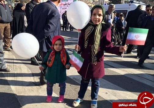 حضور کودکان و نوجوانان قزوینی در راهپیمایی حضور کودکان و نوجوانان قزوینی در راهپیمایی