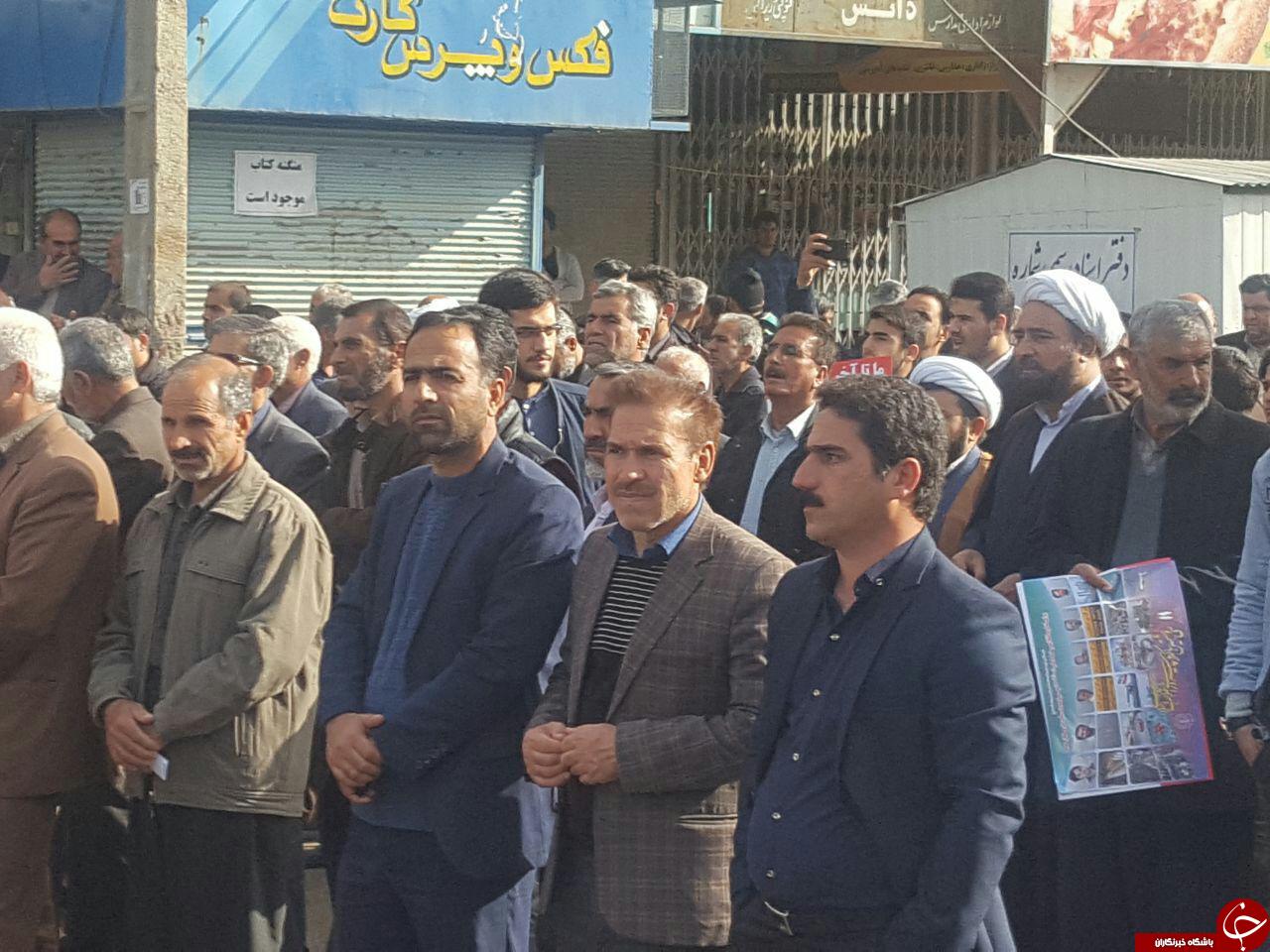 حضور مردم کرمانشاه  در راهپیمایی یوم الله 22 بهمن ماه+تصاویر
