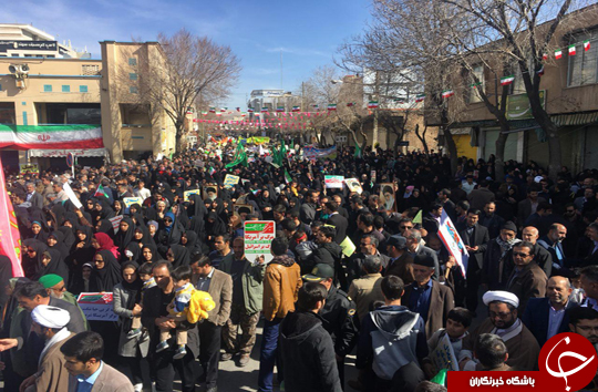 تصاویری از راهپیمایی یوم الله ۲۲ بهمن در شهرکرد