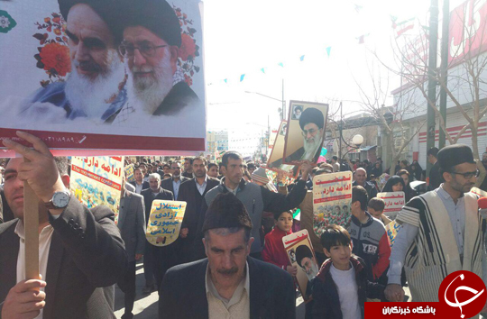 تصاویری از راهپیمایی یوم الله ۲۲ بهمن در شهرکرد