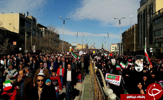 خروش انقلابی مردم در سراسر ایران