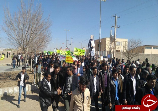 آغاز راهپیمایی 22 بهمن در خراسان جنوبی +تصاویر