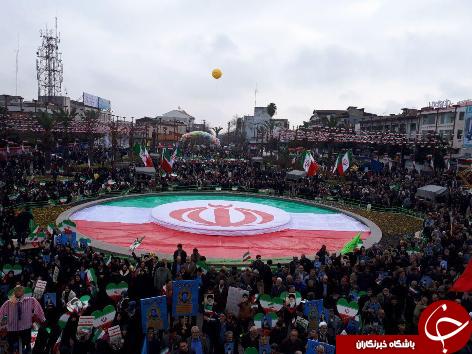 حضور تماشایی گیلانیها در جشن انقلاب حضور تماشایی گیلانیها در جشن انقلاب