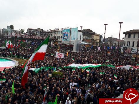 حضور تماشایی گیلانیها در جشن انقلاب حضور تماشایی گیلانیها در جشن انقلاب