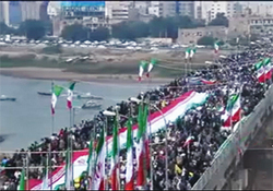 راهپیمایی دشمن شکن 22 بهمن 96 اراک + فیلم