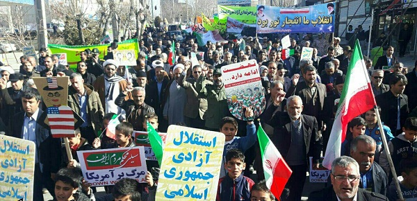 آغاز راهپیمایی پرشکوه ۲۲ بهمن ۹۶ در استان مرکزی + تصاویر