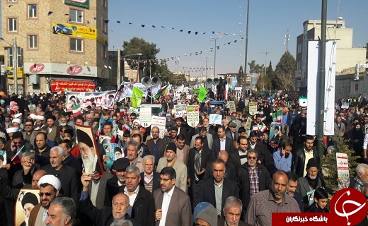 راهپیمایی 22 بهمن در سمنان آغاز شد + تصاویر