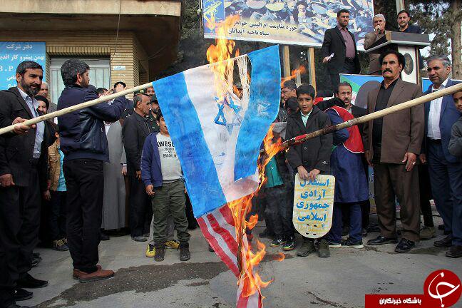 حضور کودکان و نوجوانان آبدانانی در جشن انقلاب+تصویر