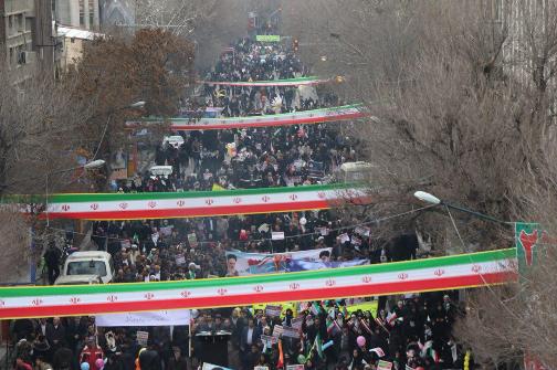 آغاز راهپیمایی یوم الله  22 بهمن در تبریز+تصاویر
