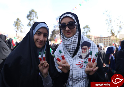 حضور نسل جوان در جشن انقلاب + تصاویر