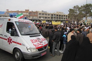 عملکرد اورژانس تهران در راهپیمایی 22 بهمن