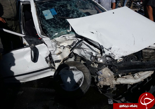 برخورد پراید با مگان 2 قربانی گرفت