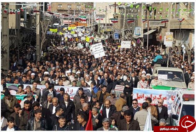 حضور پرشکوه مردم سردشت در راهپیمایی ۲۲ بهمن