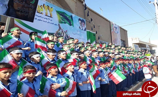 حضور پرشور مردم بافق در سی و نهمین سالروز تولد انقلاب +تصویر