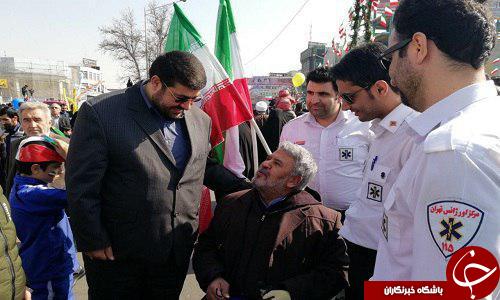 حضور مقامات کشوری و لشکری در راهپیمایی باشکوه 22 بهمن +تصاویر