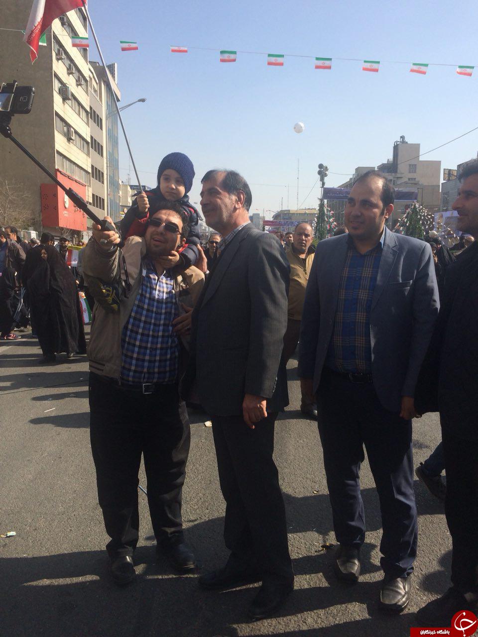 حضور مقامات کشوری و لشکری در راهپیمایی باشکوه 22 بهمن +تصاویر