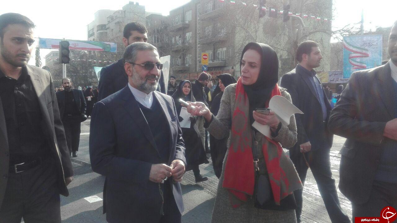 حضور مقامات کشوری و لشکری در راهپیمایی باشکوه 22 بهمن +تصاویر