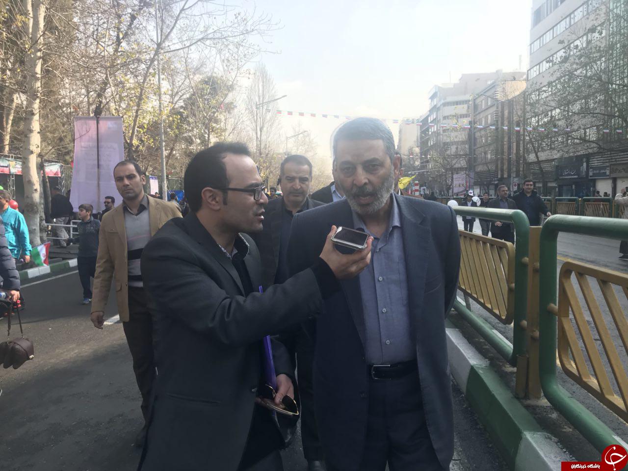 حضور مقامات کشوری و لشکری در راهپیمایی باشکوه 22 بهمن +تصاویر