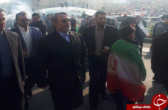حضور مقامات کشوری و لشکری در راهپیمایی باشکوه 22 بهمن +تصاویر