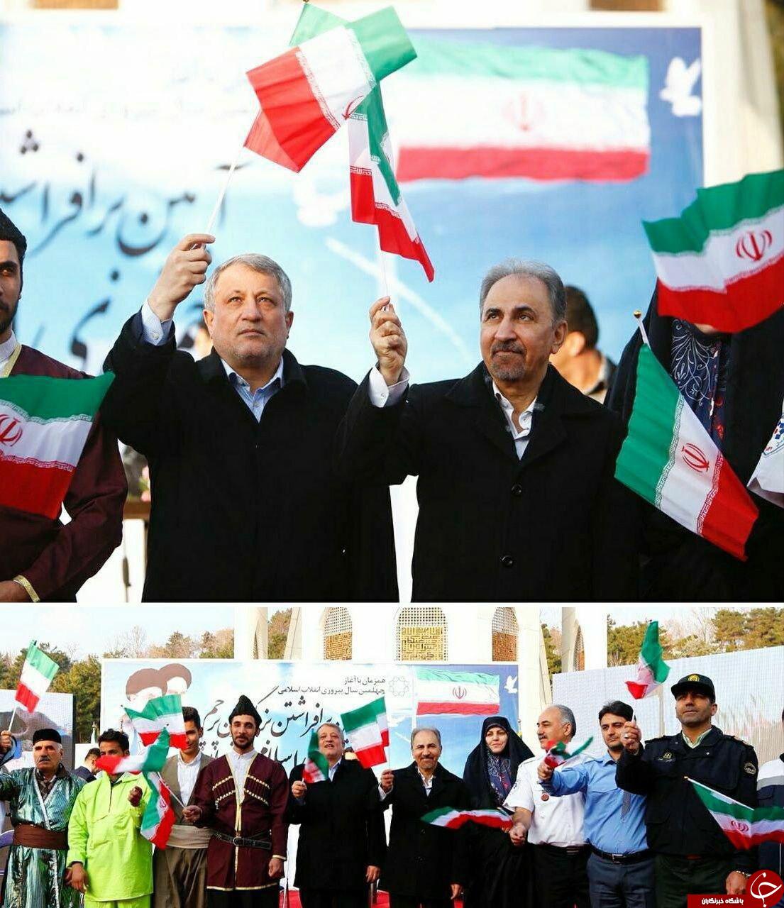 حضور مقامات کشوری و لشکری در راهپیمایی باشکوه 22 بهمن +تصاویر