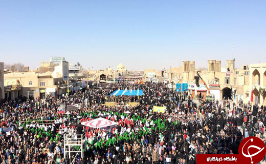 آغاز راهپیمایی ۲۲ بهمن در یزد آغاز راهپیمایی ۲۲ بهمن در یزد