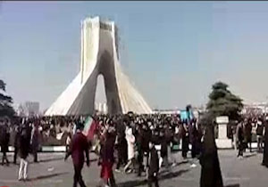 حضور پرشور مردم تهران در روز عزت، حماسه و اقتدار ملی + فیلم