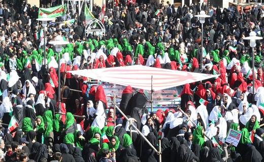 حضور پر شور آینده سازان در جشن انقلاب