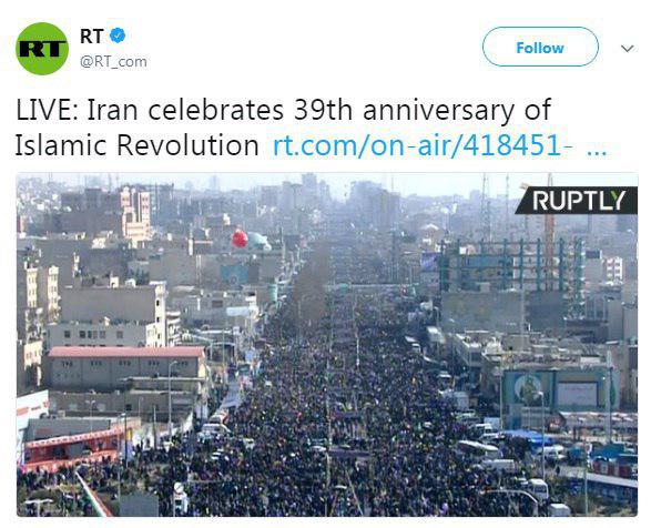 پوشش خبری راهپیمایی یوم&zwnj;الله ۲۲ بهمن در رسانه&zwnj;های خارجی+ تصاویر