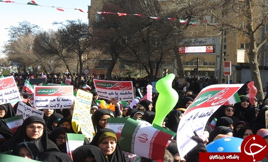 حضور حماسی مردم انقلابی همدان در جشن پیروزی انقلاب اسلامی(1)