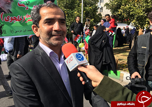 حضور رئیس مجلس شورای اسلامی و مقامات فارسی در عید انقلاب + تصاویر