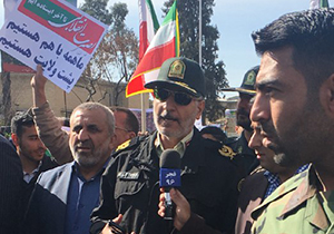 راهپیمایی یوم‌الله ۲۲ بهمن در امنیت کامل برگزار شد
