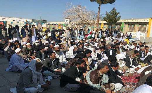 خروش فریاد مرگ بر آمریکا در آسمان سیستان وبلوچستان / نمایشی از وحدت و همبستگی+تصاویر