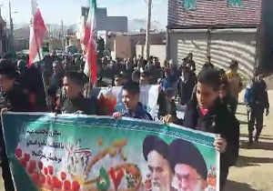راهپیمایی حماسی 22 بهمن در «کهلا» + فیلم