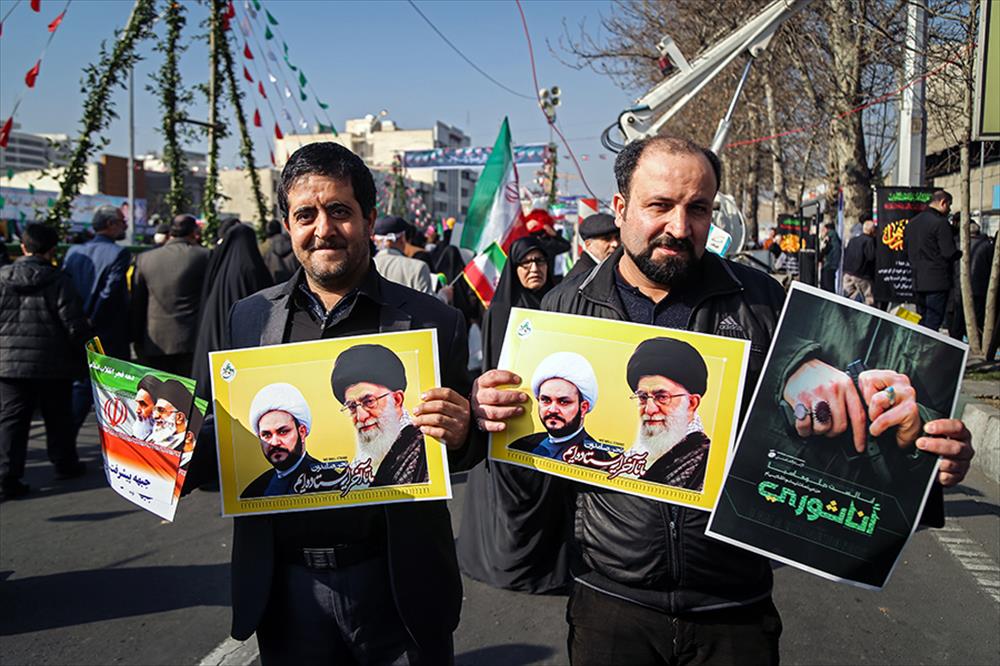 رنگ زرد مقاومت اسلامی نُجَباء در راهپیمایی 22 بهمن+ تصاویر رنگ زرد مقاومت اسلامی نُجَباء در راهپیمایی 22 بهمن+ تصاویر