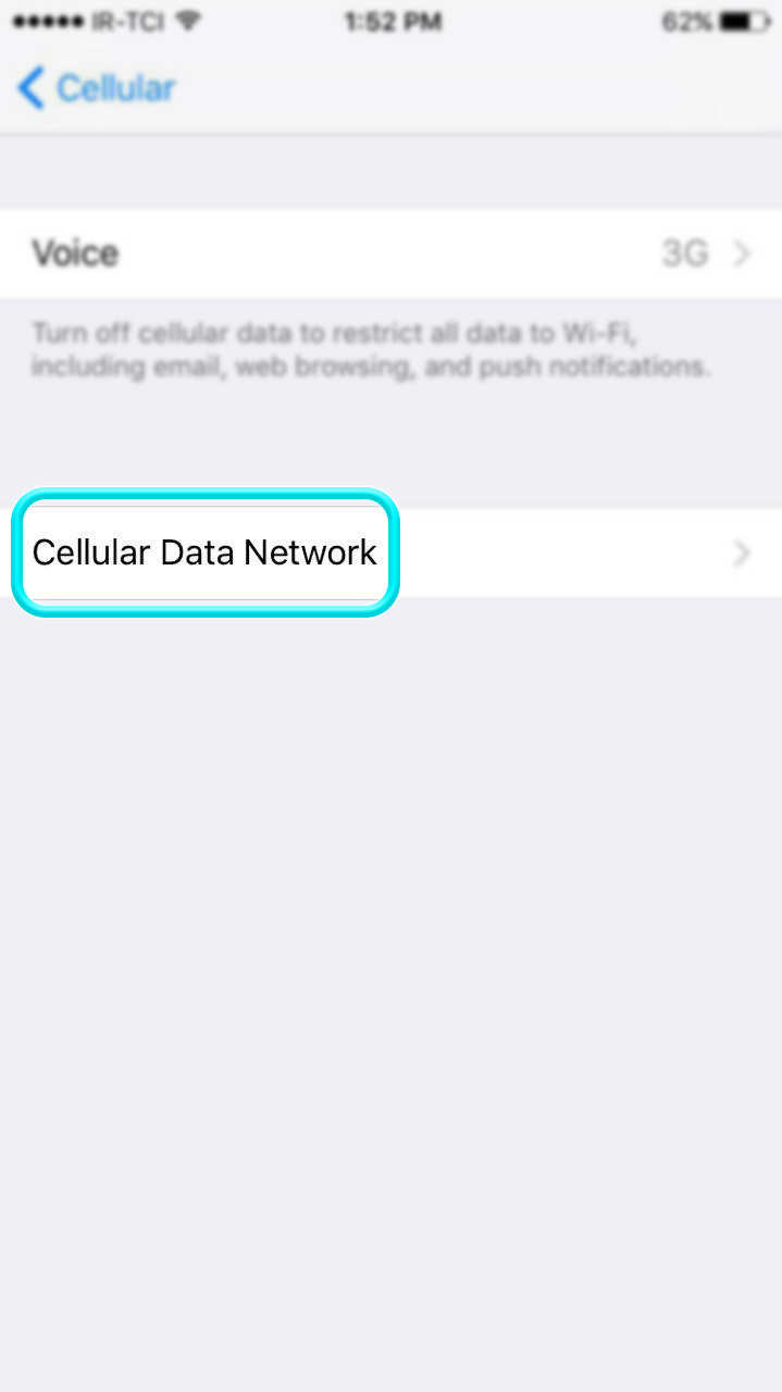 تنظیمات اینترنت همراه اول ایرانسل +تصاویر آموزش