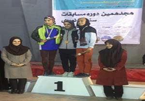 سنگنورد هرمزگانی مدال برنز گرفت