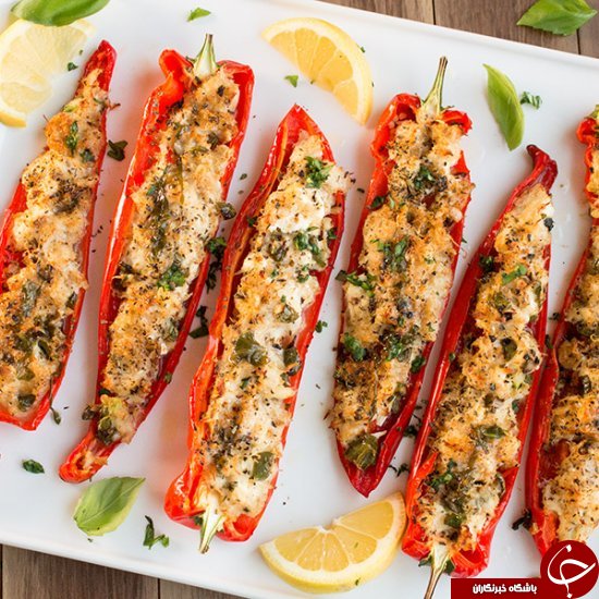 طرز تهیه 3 نوع دلمه فلفل