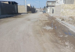 خیابان خاکی در "دانسفهان" + فیلم