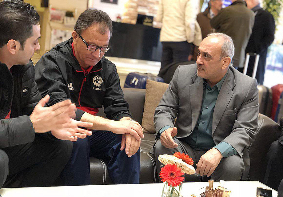 دیدار مدیران دو باشگاه پرسپولیس و نسف قارشی